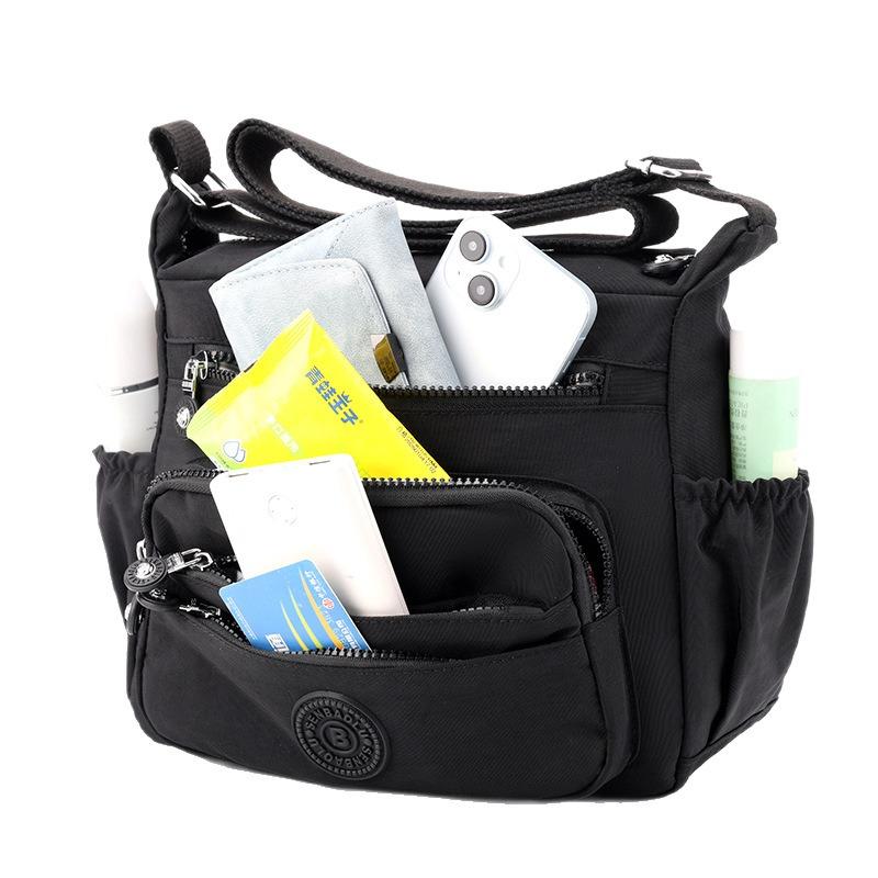 Нейлоновая ткань, кроссбоди, водонепроницаемая, повседневная холщовая сумка