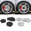 Wheel Center Hub Universal Stylish Hub Center Cover Firm Attachment ABS Metal 60mm Impact Resistant for Cars