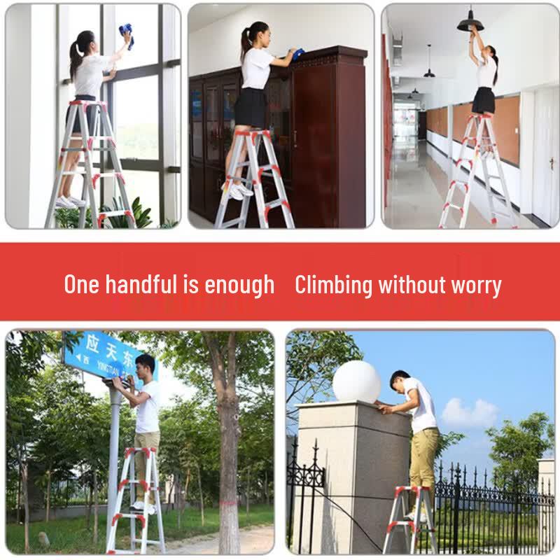 Heavy-Duty Aluminum Alloy A-Frame Ladder