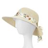 Summer New Fashion Women's Sun Hat Vintage Straw Ribbon Wide Hat Casual Bucket Accessories Lafi C8S0