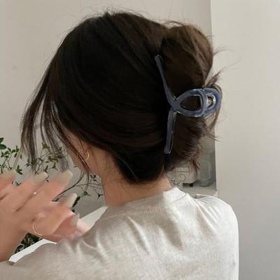 Прозрачный зажим для захвата, большая женская шпилька для головы, дизайнерский зажим в виде акулы, весенне-летняя заколка для волос