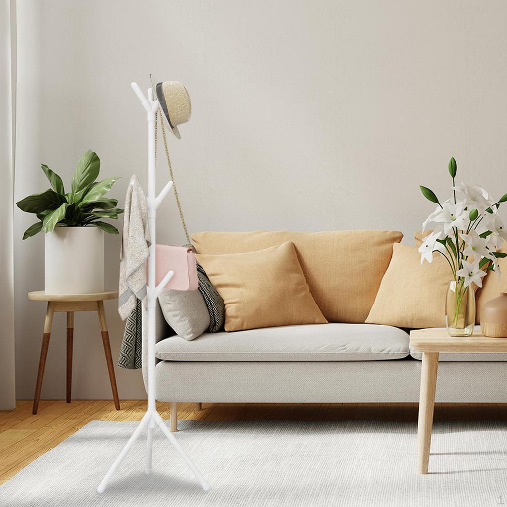 9-Hook Coat Rack Stand for Home Office And Hallway