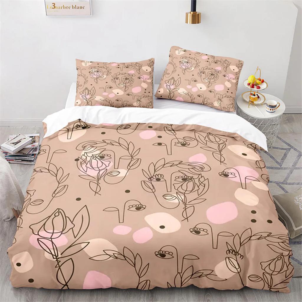 Romantic Rose Floral Duvet Cover Microfiber Quilt Cover for Girls Adults Teens Wedding Valentine's Day Bedroom Decorations Queen