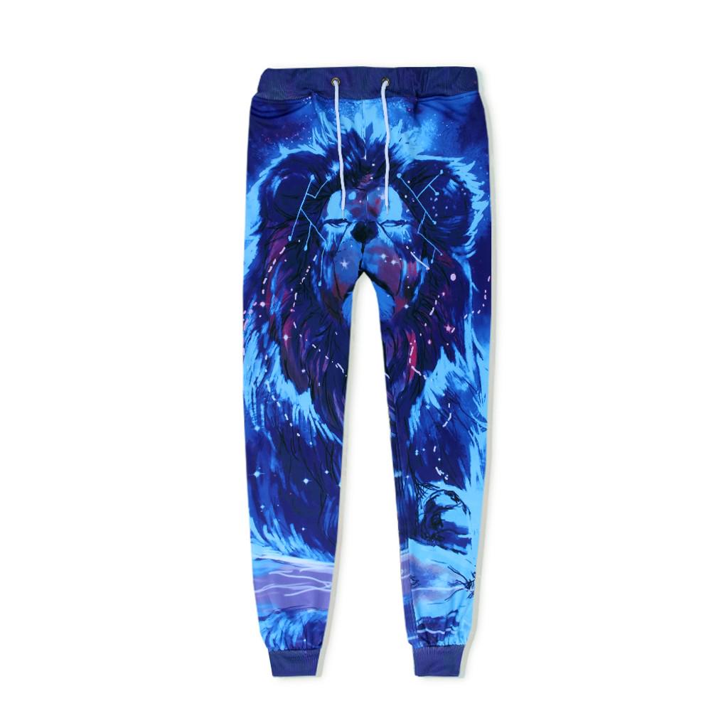 Men's  Winter 3D Print  Motifs Sweatshirt Top Pants Sets Suit Tracks