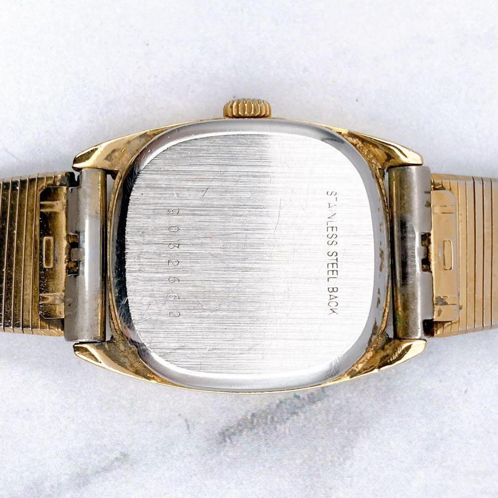 Б/у Рабочее item LONGINES Женские Часы Квадратные Золотые Прямоугольные Золотой Металлический Ремешок Винтажные Антикварные Женские