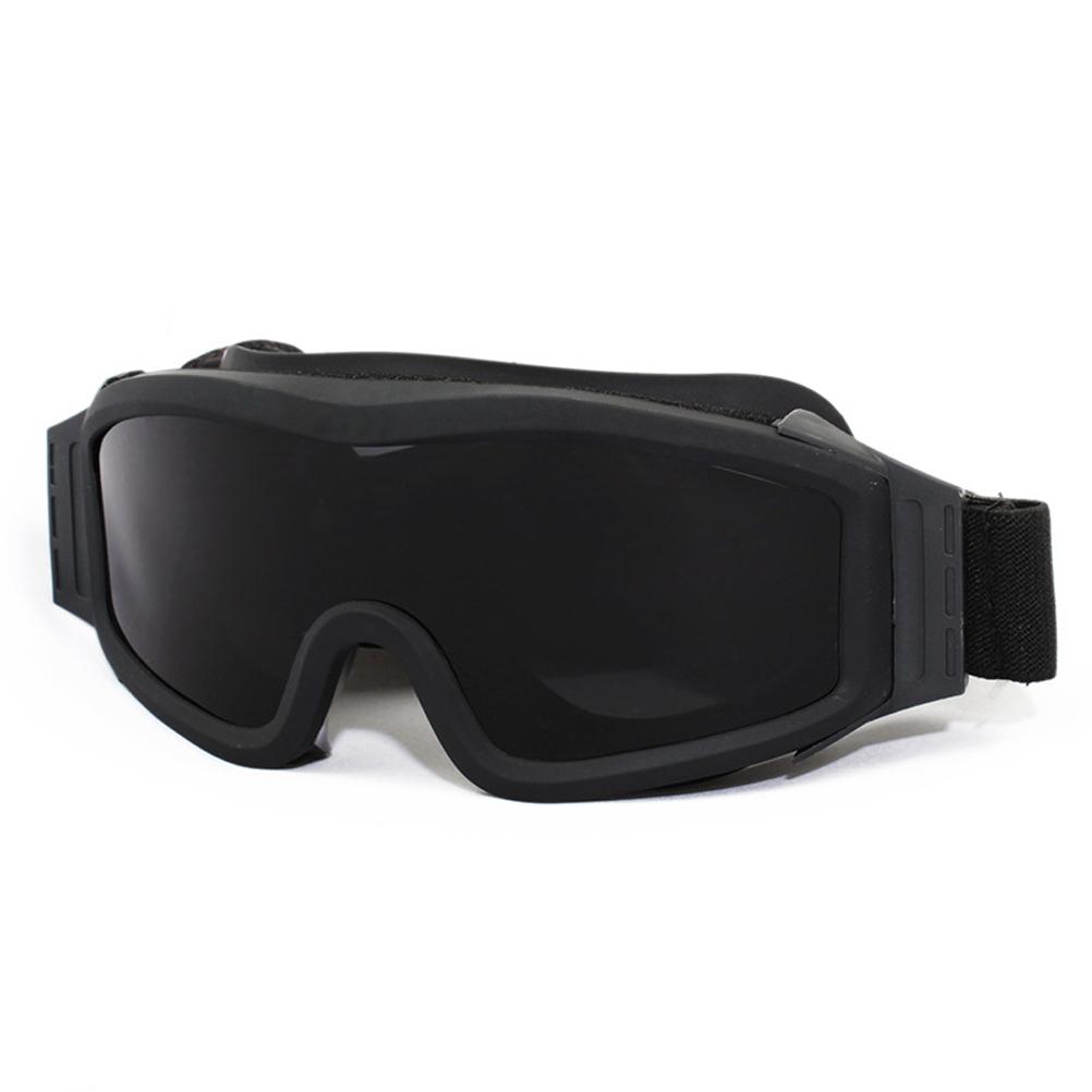 Очки для спорта на открытом воздухе с 3 сменными линзами, очки для бездорожья, ночное видение, ударопрочность