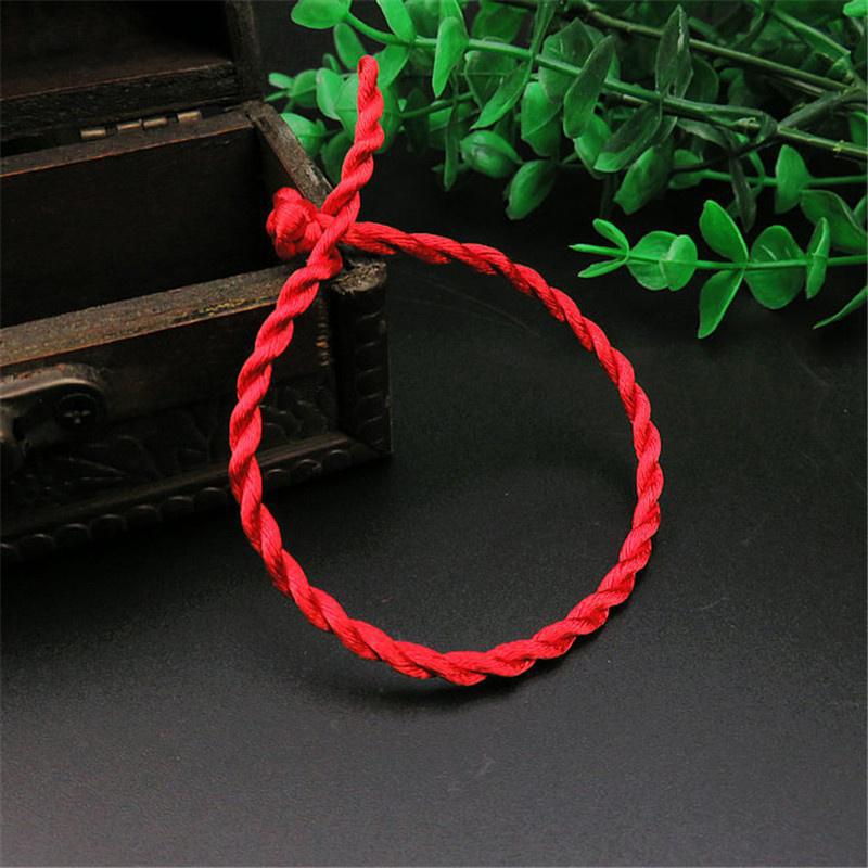 1 Pc Gift String Wristband Jewelry Lucky Bracelet Hand Rope Handmade Unisex Prepared Simple