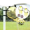 4Pcs Kids Football Goal Target & Training Net Portable Accessory Easy Attach Strap for Beginners To