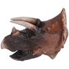 Triceratops Puppet Rubber Nontoxic Durable Hand Painted Appearance Triceratops Hand Puppet