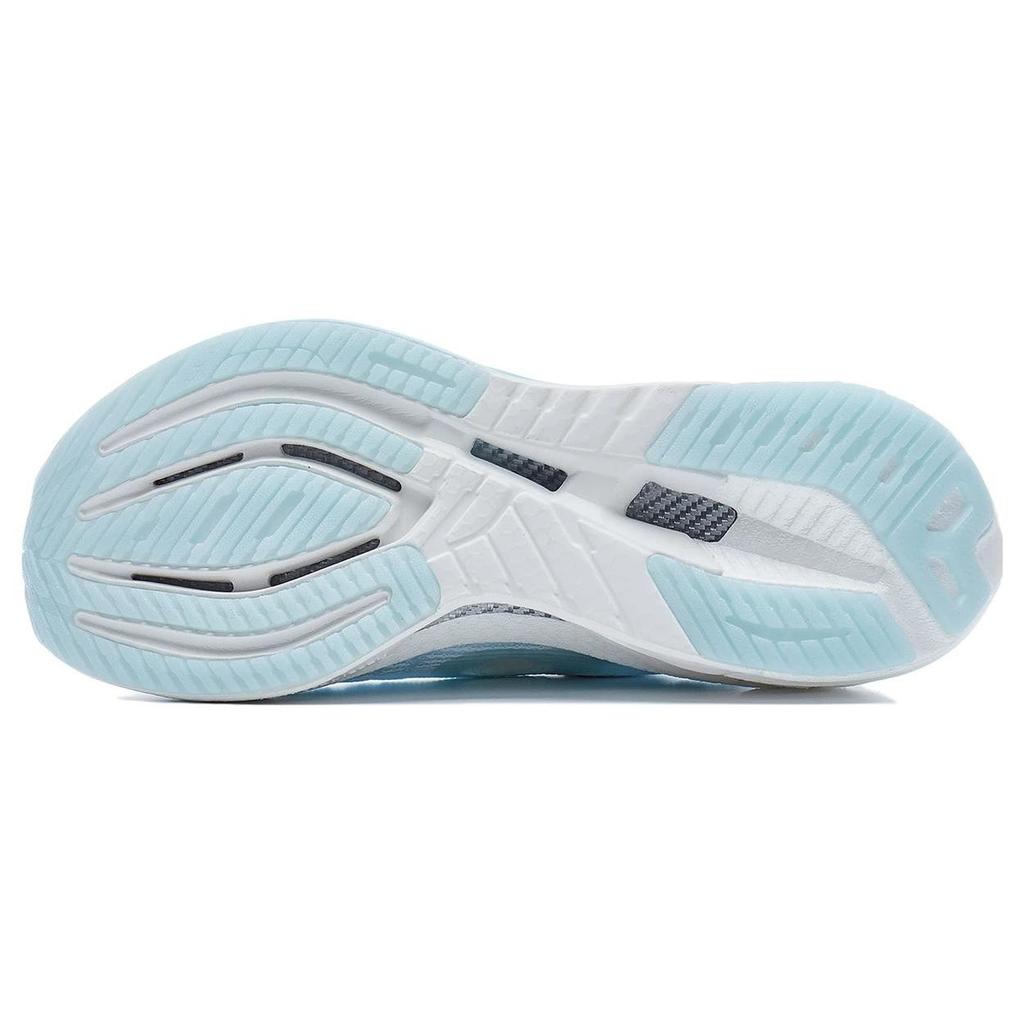 Lining Lijun 7 Pro V2 Comfortable Non-Slip Wear-Resistant Low-Top Running Shoes Women Running Shoes White Blue ARZT010-2