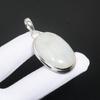 Белый Радужный Лунный Камень Драгоценный Камень Кулон Ручной Работы Стерлингового Серебра 925 Натуральный Лунный Камень Pendnat Овальный Дизайн Кулон Лунный Камень Ювелирные Изделия Для Подарков
