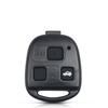 Пустой корпус ключа зажигания для Toyota Corolla Land Cruiser Yaris Camry Rav4 Для Lexus Rx300 Es300 2/3 кнопки Чехол для брелока Логотип
