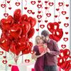 5/100Pcs 18inch Red Love Heart Shape Foil Balloons Wedding Decoration Birthday Party Gift Home Room Decor DIY Aluminum Air Balls