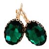 [R7536] - Designer Sleepers 'Sissi' Golden Green - 13x10 Mm