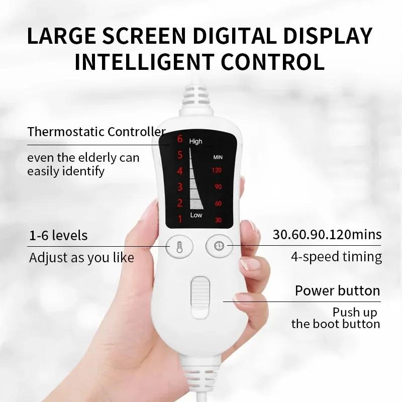 USB Heating Shawl Vest Portable 60x90cm for Women Back Pain Relief Machine Washable Heated Wrap Car Office Relaxation