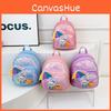 Sequin Rabbit Bright Pattern Backpack With Pu Fabric For Learning Schoolbag