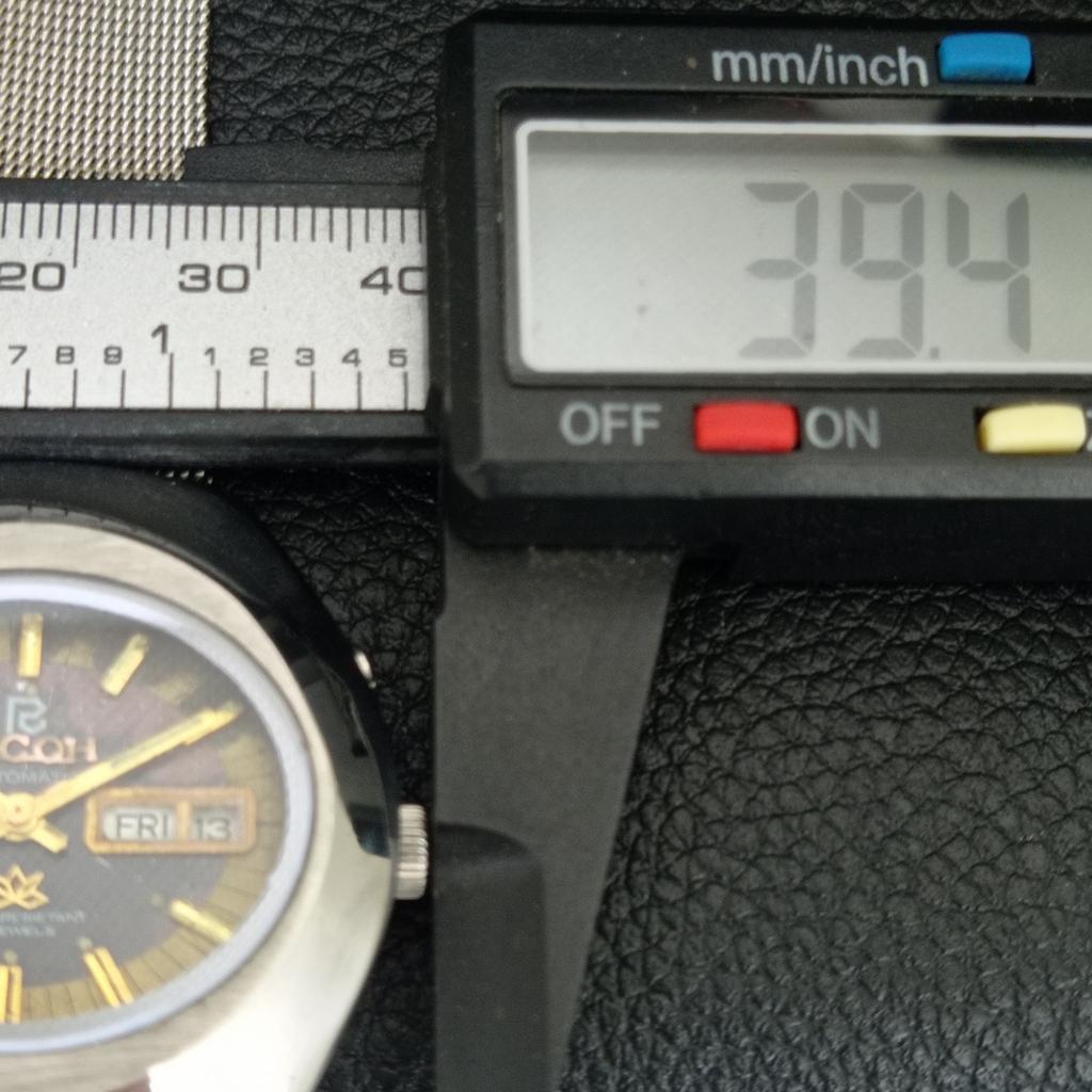 РЕДКИЕ ВИНТАЖНЫЕ ЯПОНСКИЕ МУЖСКИЕ АВТОМАТИЧЕСКИЕ ЧАСЫ RICOH R31 С ОРИГИНАЛЬНЫМ ЦИФЕРБЛАТОМ a707980-1