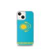 Coque iPhone - Kazakhstan - Drapeau - Souple - Multicolore - TPU Transparent