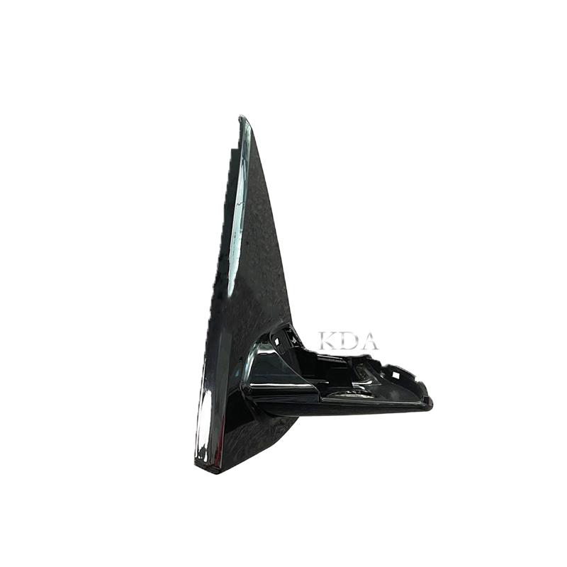 Black Front Window Triangle Trim Plate Mirror Garnish Cover Panel Base Holder for BMW X6 F16 2014 2015 2016 2017 2018
