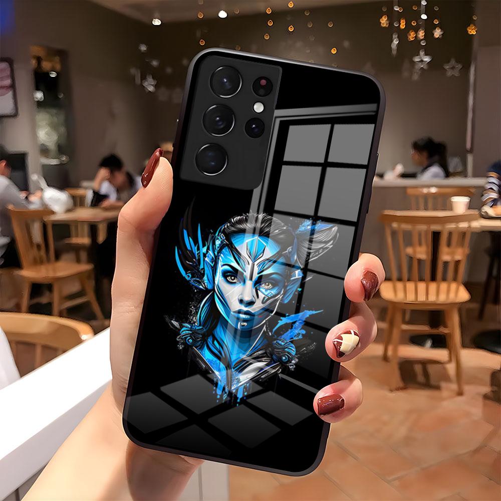 Чехол для телефона Аватар Путь воды Для Samsung A56 A36 A26 A16 A15 A25 A35 A55 A14 A34 A24 A54 Стеклянный чехол