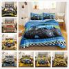 Серия автомобилей для бездорожья Набор для постельного белья с 3D-цифровой печатью Пододеяльник Наволочка Наволочка Комплект из трех предметов