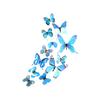 Butterflies Stickers Art Adorn Colorful Living Room 3D Background Adornment Household DIY Decal Indoor Wall Decals Wallpaper