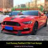 Совместимый передний сплиттер обвес для 2018-2023 Ford Mustang GT350 Модифицированный бампер