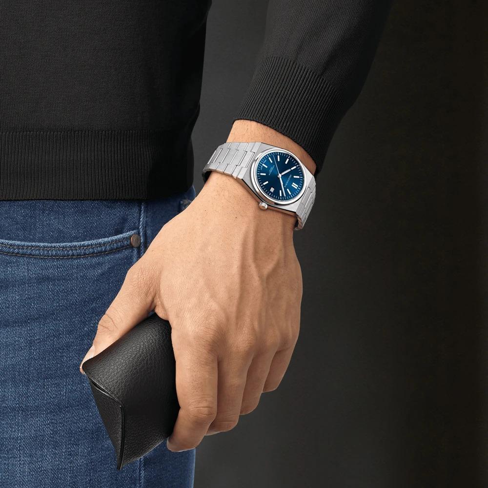 Новые поступления 2024, мужские часы из нержавеющей стали с сапфиром, классические кварцевые мужские часы Relogio Masculino, 100 м, водонепроницаемые