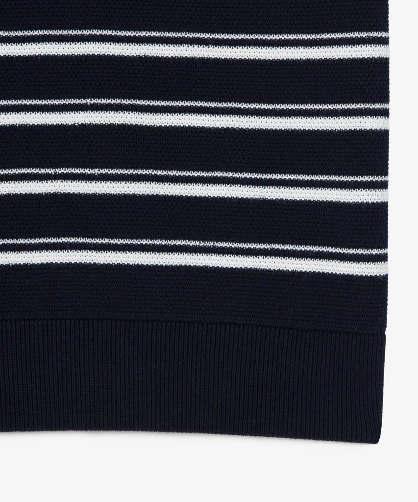 LACOSTE Мужской джемпер-поло с коротким рукавом, смешанная фактура букле, мультиполоска Ph578E-56G 166