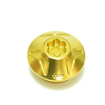 Мегатехнологии (ЛИВР) Гайка ручки Kaken Gold Shimano для правой намотки(Запасные части) SNUT-SR-GL