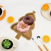 Wooden Christmas Tree plate Antler shaped wooden tray Christmas decoration Steak plate Dessert/snack/fruit/cookie pizza tray
