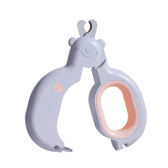 Машинка для стрижки ногтей для домашних животных со светодиодной подсветкой, острое лезвие из нержавеющей стали, эргономичная ручка, собака, кошка, кролик, триммер для когтей мелких животных, ножницы, инструмент для ухода за домашними животными