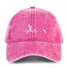 Fashion Fishing Pattern Design Embroidery Baseball Cap Visor Adjustable Peaked Cap Washed Cotton Baseball Hats For Man Women