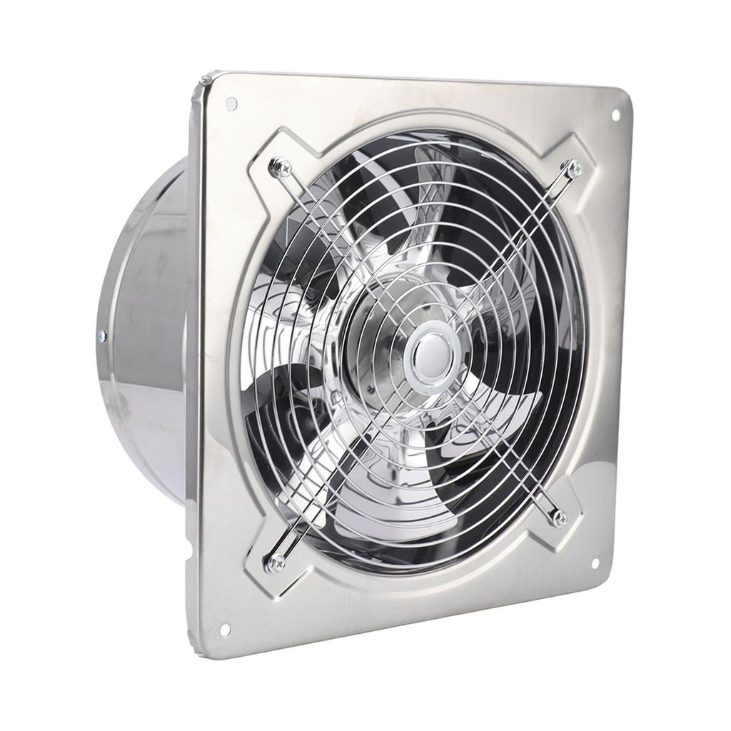 Exhaust Fan Multifunction Stainless Steel Kitchen Ventilation Fan for Kitchen Bathroom Warehouse