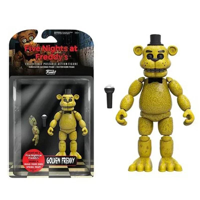5 Nights Security Breach Theme Midnight Harem Kids Action Figures Movable Joint Detachable Miniature Figure Plaything for Children