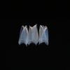 500Pcs Stilettos Sharp False Nail Art Tips Salon Manicure Decoration (Transparent)
