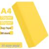 Апельсиновая цветная бумага формата А4: Картон 70 г/м² для офиса и ручного оригами, золотой.