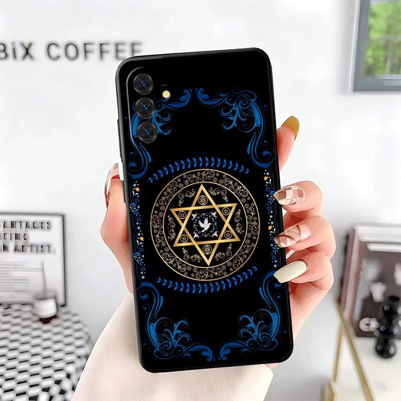 David Jewish Star Symbol Soft Phone Case for Samsung A17 A37 A57 A16 A26 A36 A56 A15 A25 A35 A55 A14 A24 A34 A54 A13 A23 A33 A53