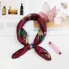 Decorative Simple Texture Silk Scarf Women'S New Style Spring And Autumn Summer Fashion Versatile Headscarf Work Scarf