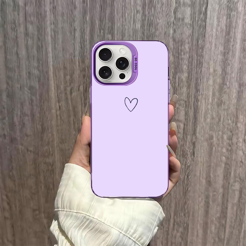 Чехол для телефона с фиолетовым фоновым рисунком для iPhone 16 15 14 13 12 11 Pro Max X XR XSMAX 8 7 Plus, матовая противоударная задняя крышка