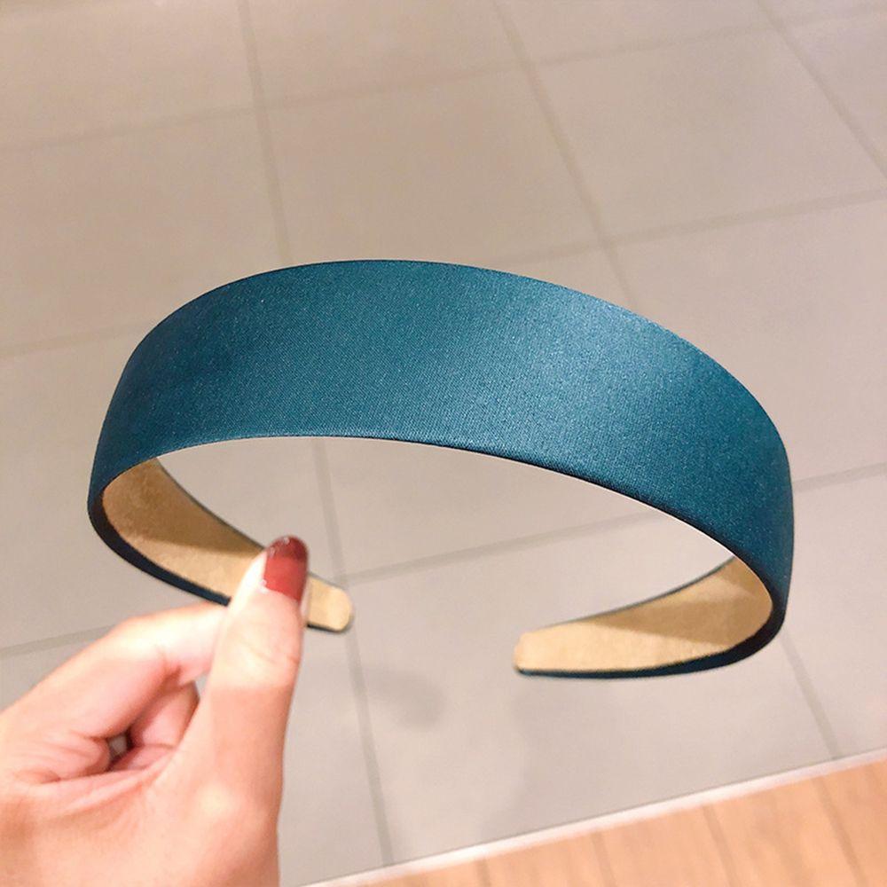 8 Colors Girls Satin Alice Hair Band Hair Hoop Wide HeadBand Fabric