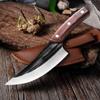 Carbon Steel Boning Knife Kitchen Knife Meat Cleaver Vegetable Knife Kitchen Bone Cutter Tool