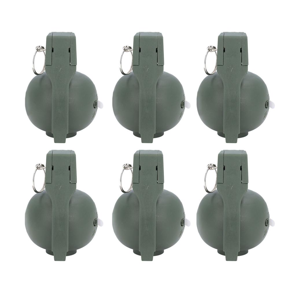 6 шт. Детские игрушечные гранаты со звуковым и световым эффектом, реквизит для ролевых игр, игрушечные гранаты