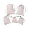 Home Decor Cotton Plain Sack Wedding Favor Drawstring Pouch Jute Gift Bags Candy Organizer