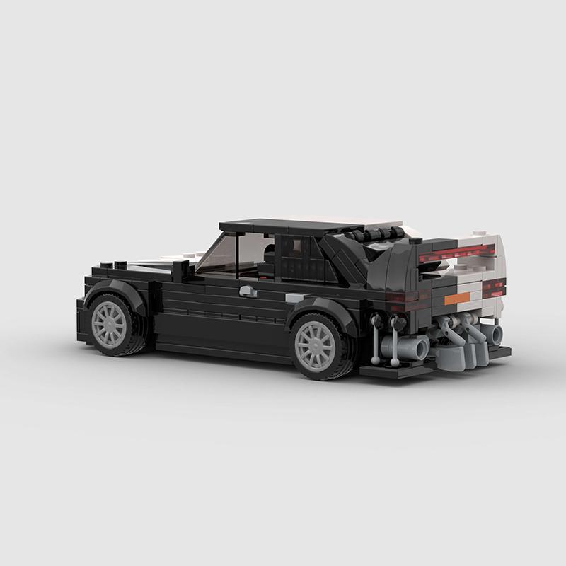 190E MOC Скоростной Автомобиль Креативный Супер Гоночный Транспорт Модель Строительный Блок Гоночный Ралли Спорт Кирпич Рождественский Подарок Игрушка Город технический