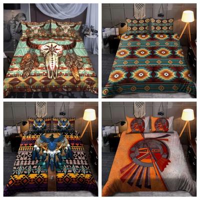 Комплект одеял Tmarc Tee Native American Pow Wow Постельное белье Наволочка