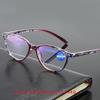 Diopter Reading GlassesWomen Unisex Eyeglasses Retro Anti-Blue Light Presbyopia Eyewear Lentes Opticos Para Mujer