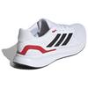 adidas Runfalcon 5 Широкие Белые Черные Алые Мужские Кроссовки Cloud-White Core-Black Better-Scarlet IE0551