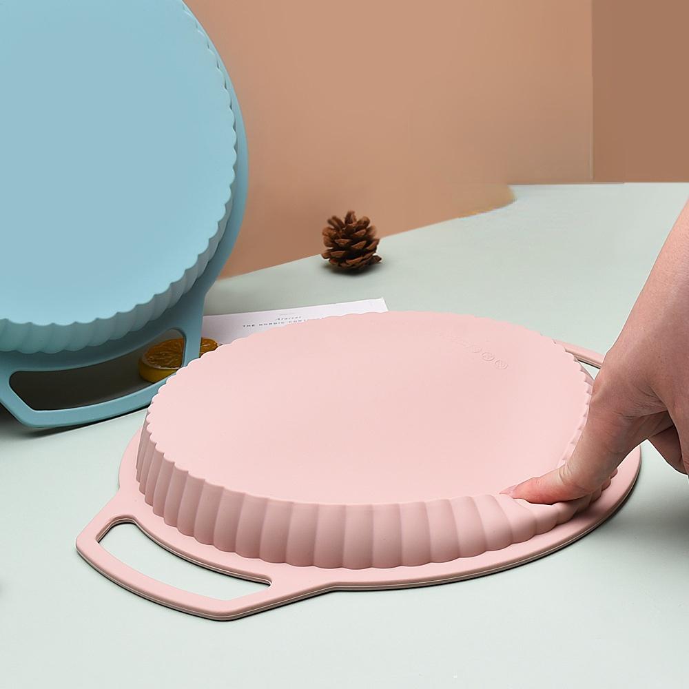 Круглая форма для торта, легкая разборка, легкая чистка, кольцо из нержавеющей стали, силиконовая форма для выпечки торта