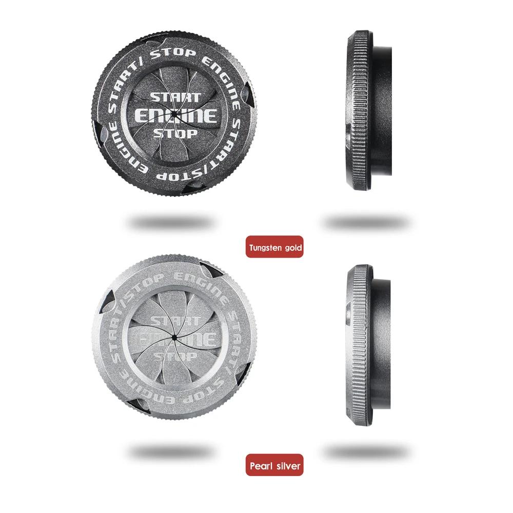 Крышка кнопки запуска и остановки двигателя автомобиля, поворотный защитный колпачок, стильное украшение, аксессуары для салона автомобиля